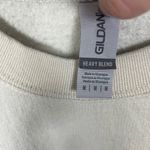Gildan Travis Kelce Taylor Swift Eras Tour Graphic Pullover Crew Sweatshirt size M Tan Photo 2