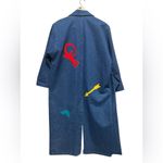 Georgi Duwe’s Diamond DUDS vintage long denim western trench coat Blue Size L Photo 4