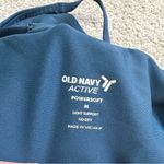 Old Navy Women’s Powersoft Light Support Longline Sports Bra Nautical Twilight M Photo 7