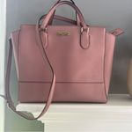 Kate Spade Hadlee Laurel Way Dusty Peony Pink Leather Handbag Purse Satchel Photo 4