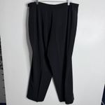 Kasper Women's Black Dress Pants 18W Pinstripe Career Workwear Lined Side Zip Photo 1