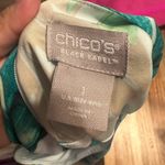 Chico's Chico’s Black Label Asymmetrical Palm-Print Kimono Dress Elegant Statement Piece Photo 5