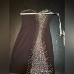 BANJUL  Black and Silver Sequin Bodycon Mini Dress size Small. NWOT Photo 10