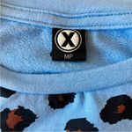 NWOT Circle X Blue Leopard Print Crewneck Sweatshirt Size undefined Photo 6
