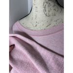 Lilly Pulitzer  Pink Glitter Quarter Sleeve Pullover Sweater Size Large Womens Photo 3