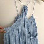 MISA Los Angeles Tassel Thale Maxi Dress Blue Womens Small Photo 11