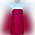 NWT Red & White Colorblock Strapless Mini Dress Photo 5