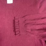 NEW J. Crew Womens 3X Purple Ruffle Pullover Dressy Sweater Gold Buttons Holiday Size undefined Photo 4