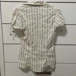 ZARA Stripe Button Down Blouse Photo 2