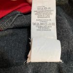 Calvin Klein chili red and slate gray tee with metallic silver for fall/holidays Photo 5