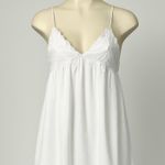Aura White Lace Trim Sundress Size M β Send Me an Offer! Photo 0