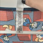 LuLaRoe Donald Duck Blue and Red Graphic Tee Short Sleeve XL geometric vacation Photo 5