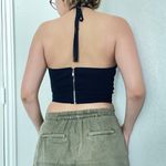 Jealous Tomato Embroidered Halter Crop Photo 4