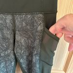 Lululemon  Olive Green Leaf Print Leggings. Size 4. Photo 11