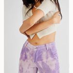 Free People Reese Pitched Straight Cord Jeans in Moonlit Orchid BNWTS Photo 4