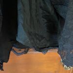 ZARA  tiered lace tunic tank dress black Photo 2