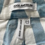 Good American Womens  Good Legs Crop Stripe High Rise Ankle Jeans Photo 1