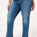Good American NEW  Good Boy Double Slit Jeans in Blue404 Photo 0