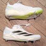 Adidas 🆕 Womens 10.5 Adizero Instinct+ White Black Softball Cleats Shoes NWT Photo 3
