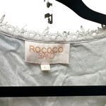 Rococo Sand Elan Puff Sleeve Midi Dress in Blue Multi Size L Photo 3