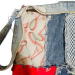 Rangers Handmade Denim Bag Red Photo 5