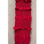 ORIRE Nama Smocked Ruffle Strapless Maxi Dress Size US/2 Pink Photo 7