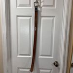 Nocone Leather Western Belt (SM)N3447001 Denim Flower Silver‎ Buckle Blue Photo 4