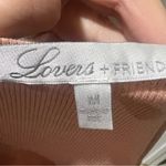 Lovers + Friends  tan tied crop top Photo 5