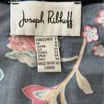 Joseph Ribkoff Pink and Blue Sheath Dress V-Neck Flutter Sleeves Photo 6