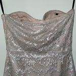 Bebe Beautiful!!! M dress top lace mesh and satin feel under dress Photo 3