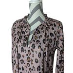 Tuckernuck Brooke Wright Designs for Pink Leopard Long Sleeve Dress XS Photo 3