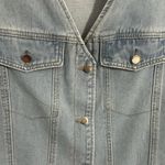 SHEIN Blue Denim Vest Size 2XL Photo 5