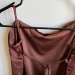 PacSun Brown Satin Dress Photo 2