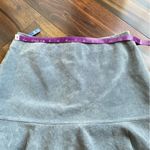 100% genuine leather MODA International Suede Leather Mini Skirt Size 6 Photo 5