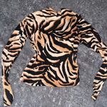 Tiger Print Long Sleeve Multiple Photo 1