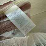 Flora Nikrooz Flora Cream Lace Accordion Pleat Built-In Bra Babydoll Nightie Camisole XL Photo 6