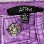 AFRM ODEN Deep Lavender Wide Leg Jeans Size 27 Purple Photo 6