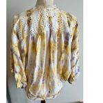 Young Fabulous and Broke  Yellow Tie Dye Blouse XS Photo 3