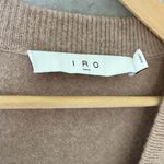IRO  Cardigan Wool Blend Beige Relaxed Fit Button Front Knit Parisian Oversized Photo 2