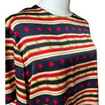 Saks 5th Avenue Vintage Saks Fifth Ave Silk NAUTICAL Patriotic Peter Nygard top size 10 Photo 7