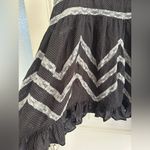 Free People  Asymmetrical Black and Gray Sundress Photo 5