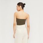 Everlane  The Tube Top Green Beech size Medium Photo 2