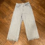 Princess Polly Wide Straight Leg Jeans Size 6 Light Wash Photo 0