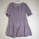 Velvet Tees Velvet Clarissa Purple Tiered Dress Photo 1