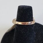 Gold Filled Ring with Simulated Blue Topaz Stone Photo 4