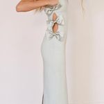 ZARA  dress midi maxi bodycon strapless bow fitted wedding party cocktail Photo 15