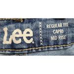 Anny Lee Lee Regular Fit Capri Jeans Mid Rise Denim Cropped Pants Womens‎ Size 14 Photo 3