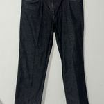 Eileen Fisher Denim Pants USA Made Dark Wash Straight Leg Women's Size M Photo 0