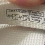 Teva WHITE FLATFORM UNIVERSAL SANDALS NWT size 7 Photo 4