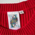 Queen of Sparkles Fight! Win! Sweater Dress Red White Christmas Size M Size M Photo 5